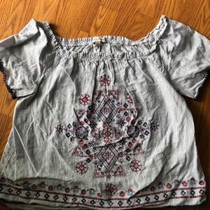 Off the shoulder top